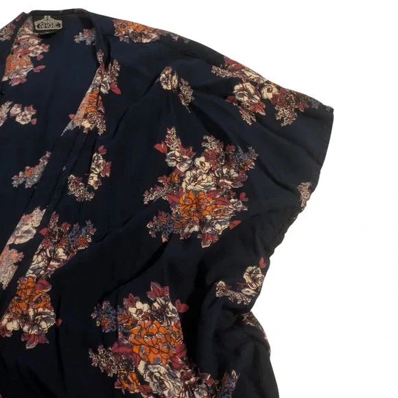 Nanette Lepore Embroidered Jeans & Angie Floral Kimono Set NWT Size 8 Large - Picture 7 of 7